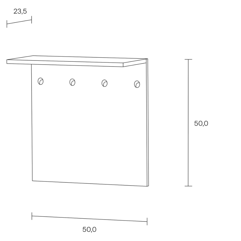 Rechenbeispiel Hutablage Dimensions 