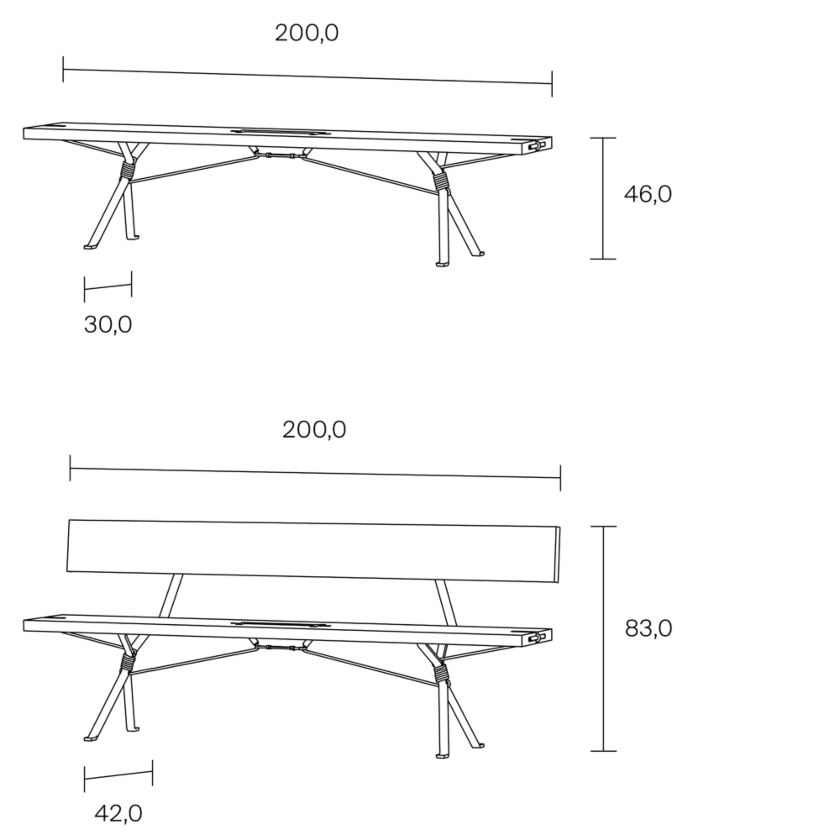 Kampenwand Bench Dimensions 