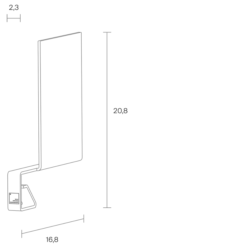 FNP Buchstütze Dimensions 