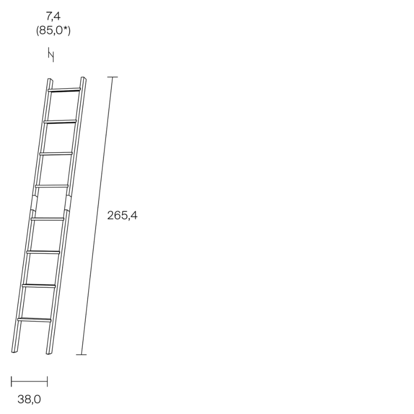 FNP Bibliotheksleiter Dimensions 