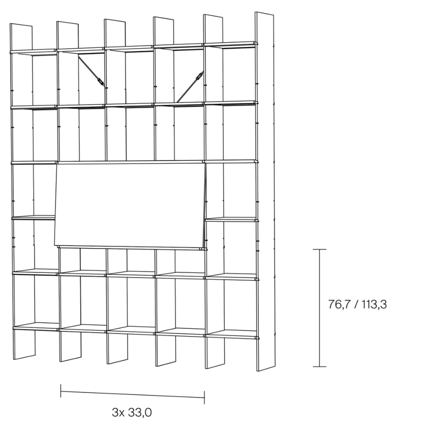 FNP Sekretär Dimensions 