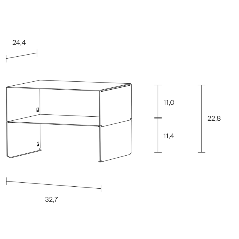 FNP Facheinteilung Dimensions 