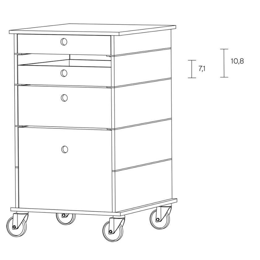 Lader Einwurffach Dimensions 