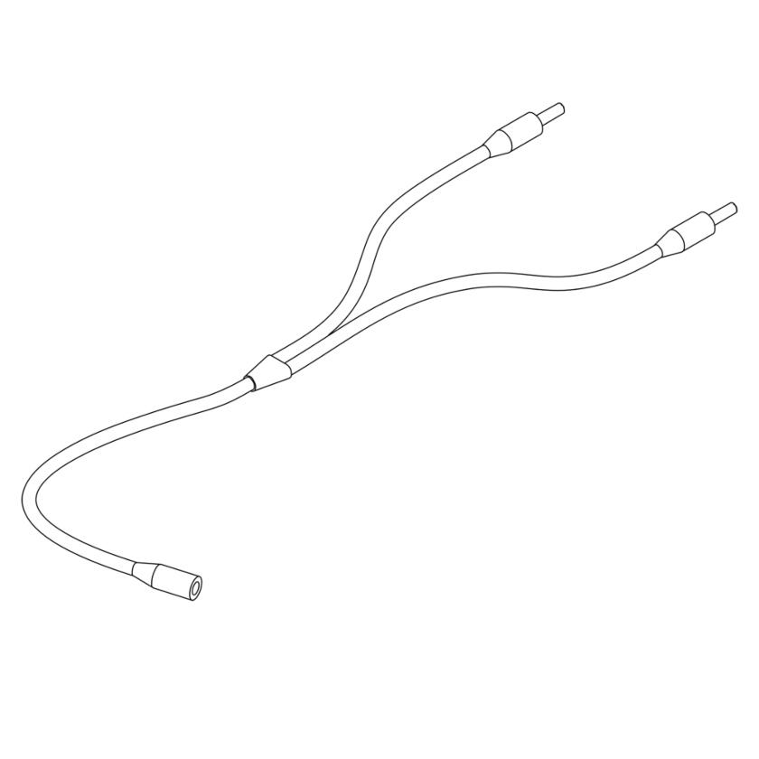 Pin LED Y-Stromverteiler Dimensions 